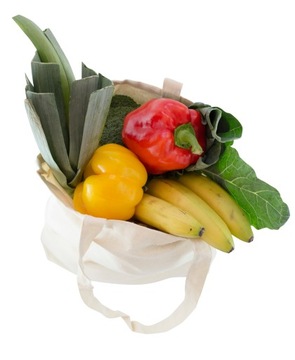 Хлопковая сумка цвета экрю DUBLIN 38x8x42см 220г