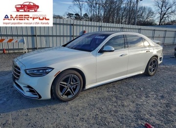 Mercedes Klasa S W223/V223 2022 Mercedes-Benz Klasa S 500 4Matic 2022 3.0 Benzyna 429KM
