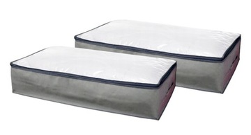 2 x Pokrowiec pod łóżko na pościel pojemnik 120cm