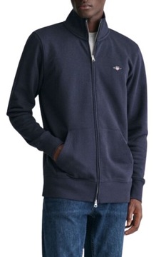 BLUZA GANT Reg Shield Full Zip Sweat EVENING BLUE r. L