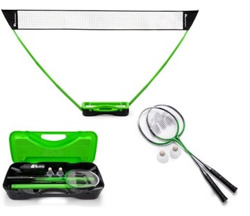 ND05_Z0609 Набор для бадминтона Meteor, 2 ракетки, 2 волана, сетка 20078 г.