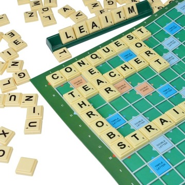 Настольная игра «Скраббл» — словесная игра для взрослых и детей от 10 лет.