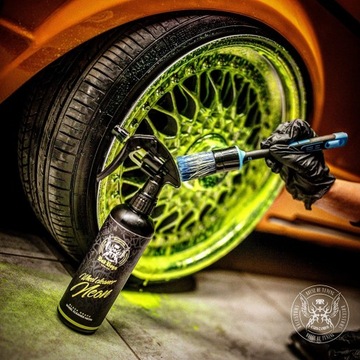 RR CUSTOMS RRC BAD BOYS КОЛЕСООЧИСТИТЕЛЬ ГЕЛЬ НЕОН + ЩЕТКА