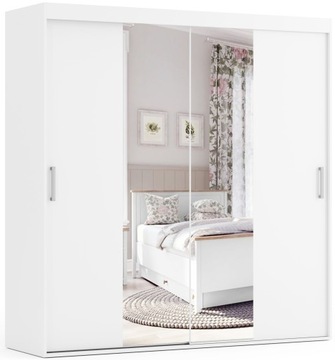 RYGGE – Szafa przesuwna z lustrem 170 cm NA WYMIAR