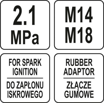 ДАТЧИК YATO УРОВНЯ СЖАТИЯ БЕНЗИН 0-20 YATO + КОРПУС YT-73011