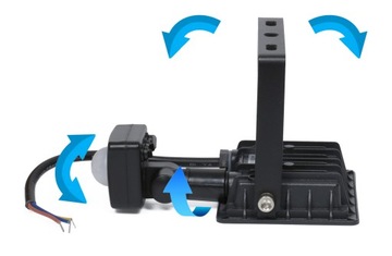 ГАЛОГЕННАЯ СВЕТОДИОДНАЯ ЛАМПА 10ВТ С ДАТЧИКОМ ДВИЖЕНИЯ В СУМЕРКАХ НАРУЖНЫЙ ПРОЖЕКТОР IP66