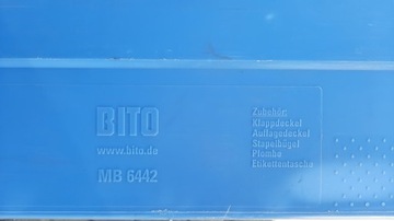 Ящик для хранения с пластиковым контейнером с крышкой использовал 60x40x45