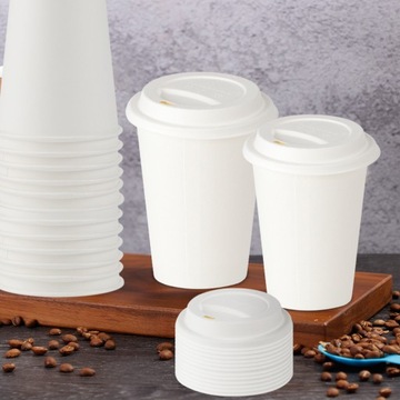 БУМАЖНЫЕ СТАКАНЫ ДЛЯ ГОРЯЧИХ И ХОЛОДНЫХ НАПИТКОВ + ОДНОРАЗОВЫЕ КРЫШКИ 250мл