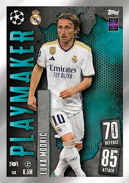 Аттакс матча TOPPS 2023/24 PLAYMAKER Модрич 148