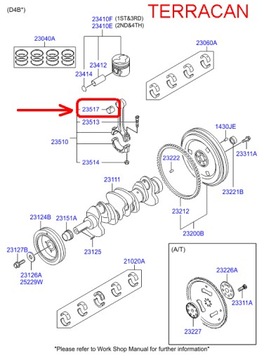 ВТУЛКА КОЛЬЦА KIA HYUNDAI 2.5 1997-2011 гг.