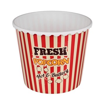 KUBEK KUBEŁEK MISKA NA POPCORN CHIPSY DUŻY 2,3L