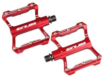PEDAŁY PLATFORMOWE ALU GUB GC008 CZERWONE
