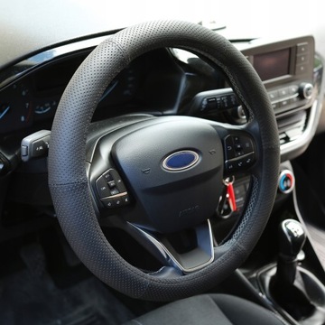 ЧЕХОЛ РУЛЯ ПЕРФОРИРОВАННАЯ КОЖАНАЯ для Renault Scenic 1 2 3 4 Trafic