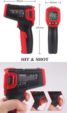 Лазерный пирометр Habotest HT650B с дисплеем