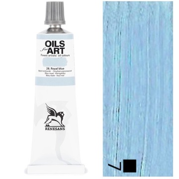 Farba Olejna OILS FOR ART artystyczna Renesans 60ml 28 BŁĘKIT KRÓLEWSKI