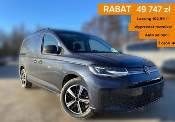 Volkswagen Caddy V Caddy 2.0 TDI 122KM 2025 Volkswagen Caddy Maxi Life 7 osob 2,0 l TDI 122 KM DSG 2.0 Diesel 122KM
