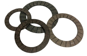 Okładzina tarczy sprzęgła 225x160x3,2 KOMPLET 2szt