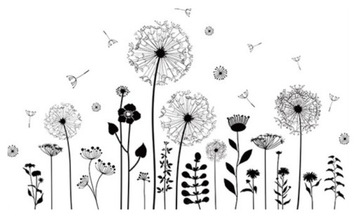 NAKLEJKI na ścianę DMUCHAWCE N9