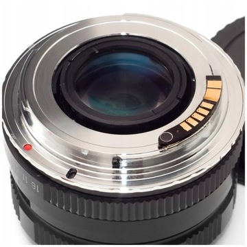 Adapter M42 - Canon EOS potwierdzenie AF dandelion mosiężny gwint PROGRAM
