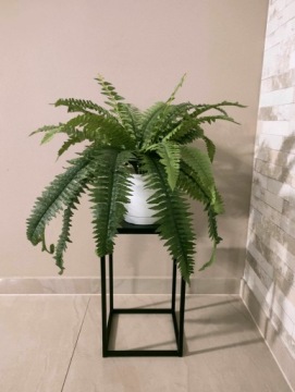 Подставка для цветов Loft, металл, черный, 40 см