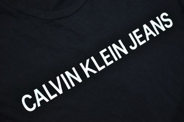 CALVIN KLEIN JEANS Logowana Koszulka Męska / M