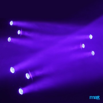 Ультрафиолетовый точечный светильник PARTYPAR 12x 1W DMX PARTY