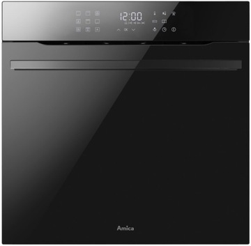 Piekarnik Amica ED 97619VBA+ X-TYPE STEAM 77l LED CZARNA SZYBA Drzwi