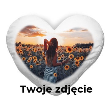 Poduszka serce z Twoim zdjęciem