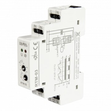 Regulator temperatury na szynę DIN RTM-03
