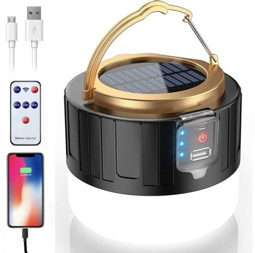 LAMPA TURYSTYCZNA LATARKA KEMPINGOWA LED POWERBANK