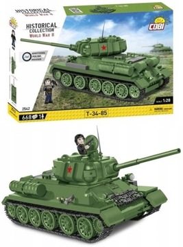 KLOCKI COBI 2542 RADZIECKI CZOŁG ŚREDNI T-34/85