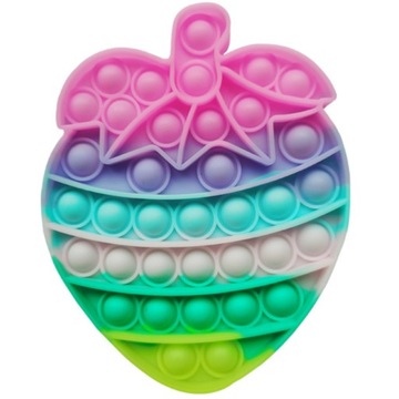 POP IT STRAWBERRY SENSORY TOY BUBBLE игра игра popit дешево popity