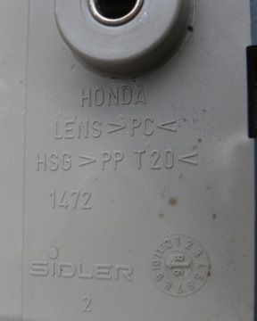 HONDA ACCORD VI 1999 LAMPA POLSTROVÁNÍ OSVĚTLENÍ