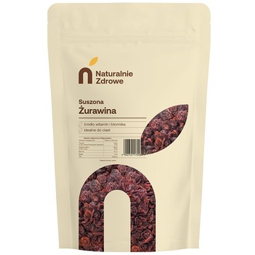 ŻURAWINA SUSZONA NATURALNIE ZDROWE 1kg
