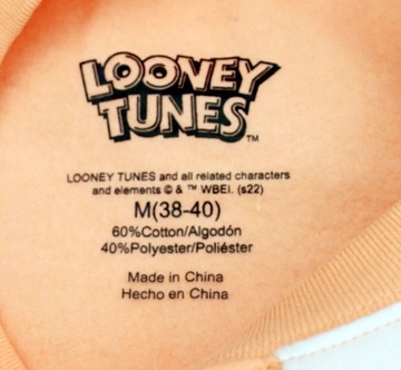 Looney Tunes Zwariowane Melodie Bluza męska bez kaptura r. M nadruk Vintage