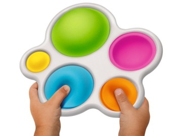 Красочные пузыри, ямочки, толстые игрушки для мозга