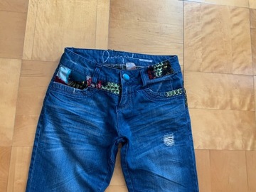 Desigual damskie jeansy_świetne S/M