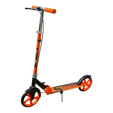 СКУТЕР БОЛЬШИЕ КОЛЕСА 20см для ВЗРОСЛОГО РЕБЕНКА, СКЛАДНОЙ, РУЧНОЙ ТОРМОЗ