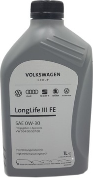 OE VAG LONGLIFE III FE 0W30 VW 504/507.00 1L olej silnikowy