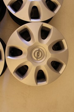 СТАЛЬНЫЕ ДИСКИ + КОЛПАКИ OPEL CORSA ADAM 15 4x100 ET39