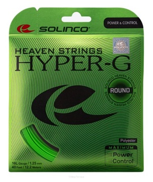 Naciąg tenisowy Solinco Hyper-G Round zielony 1.20