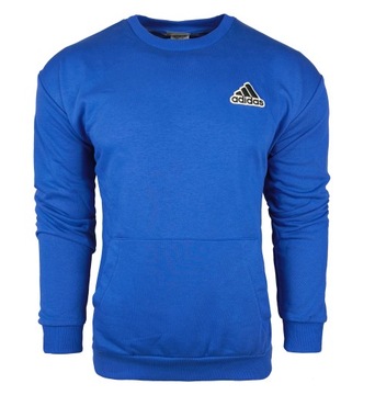 2974 BLUZA MĘSKA ADIDAS BAWEŁNIANA WKŁADANA PRZEZ GŁOWĘ BEZ KAPTURA L