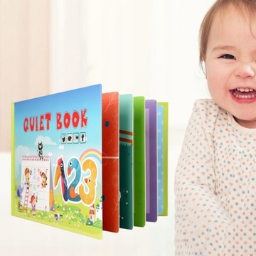 Тихая книга Монтессори для раннего развития
