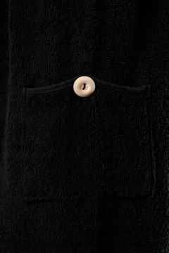 SAUNA PAKIET MĘSKI CZARNY KILT GUZIK I CZAPKA