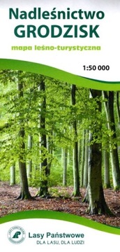 NADLEŚNICTWO GRODZISK mapa leśno-tur. TOPMAPA 2022