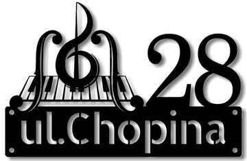 Numer na dom, tablica, szyld.