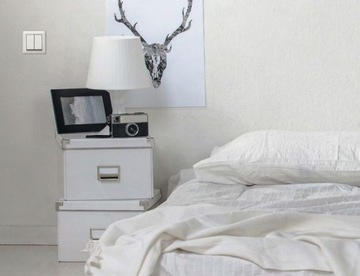 HAGER lumina интенсивный Одинарная белая рамка WL5510