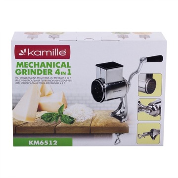 МАШИНА ДЛЯ ИЗМЕЛЬЧЕНИЯ СУШЕНЫХ ОРЕХОВ И СЫРА МНОГОФУНКЦИОНАЛЬНАЯ ТЕРКА KAMILLE