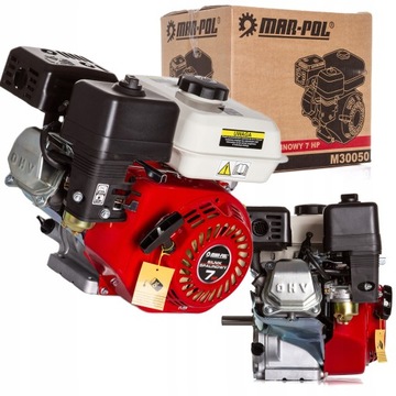 SILNIK SPALINOWY GX160 7KM ZAGĘSZCZARKA 19MM OHV KOŁO PASOWE M89377