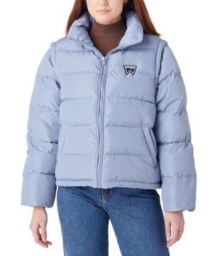 Kurtka Wrangler SHORT PUFFER W4R9YJX4Q WashBlue XS